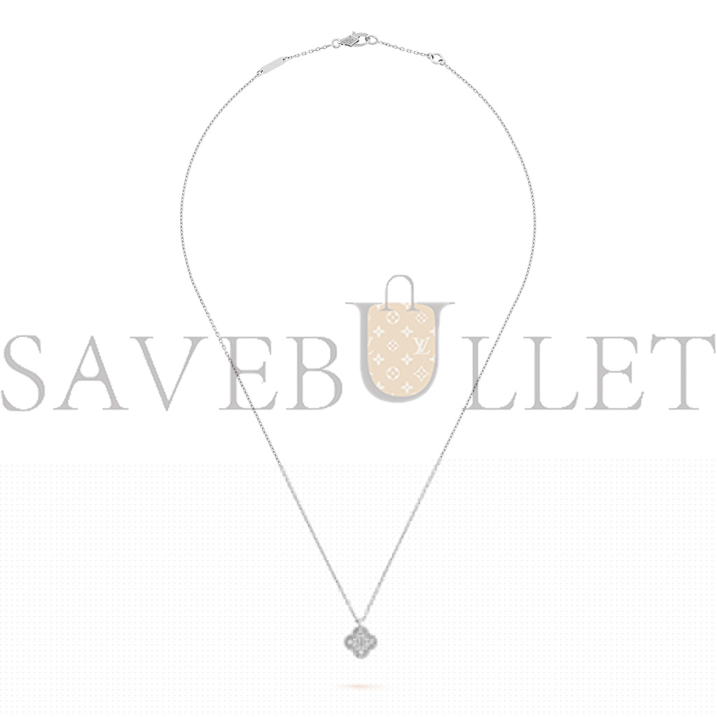 VAN CLEEF ARPELS SWEET ALHAMBRA PENDANT - WHITE GOLD, DIAMOND VCARO85900